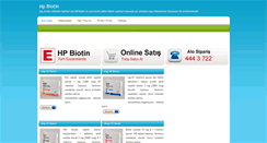 Desktop Screenshot of hpbiotin.com